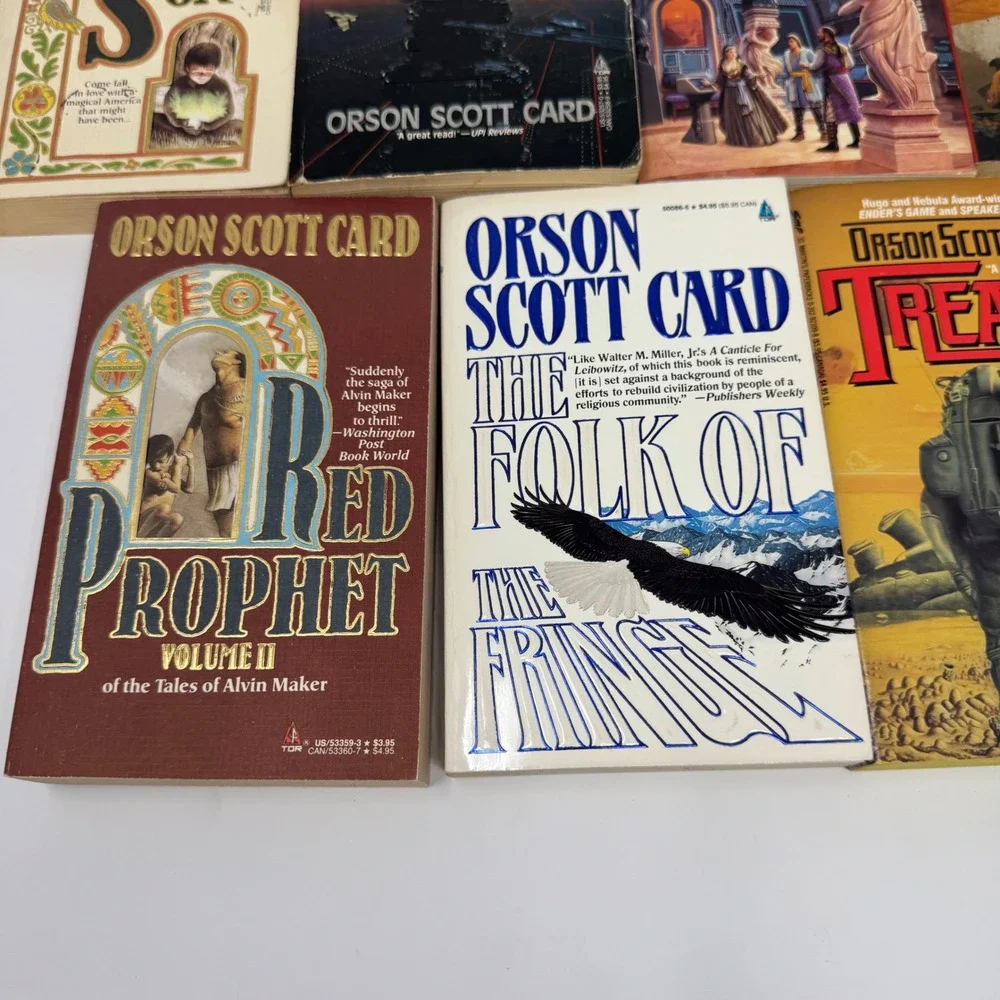 Orson Scott Book Lot of 11 Books Speaker for the Dead, Seventh Son, The Memory..
